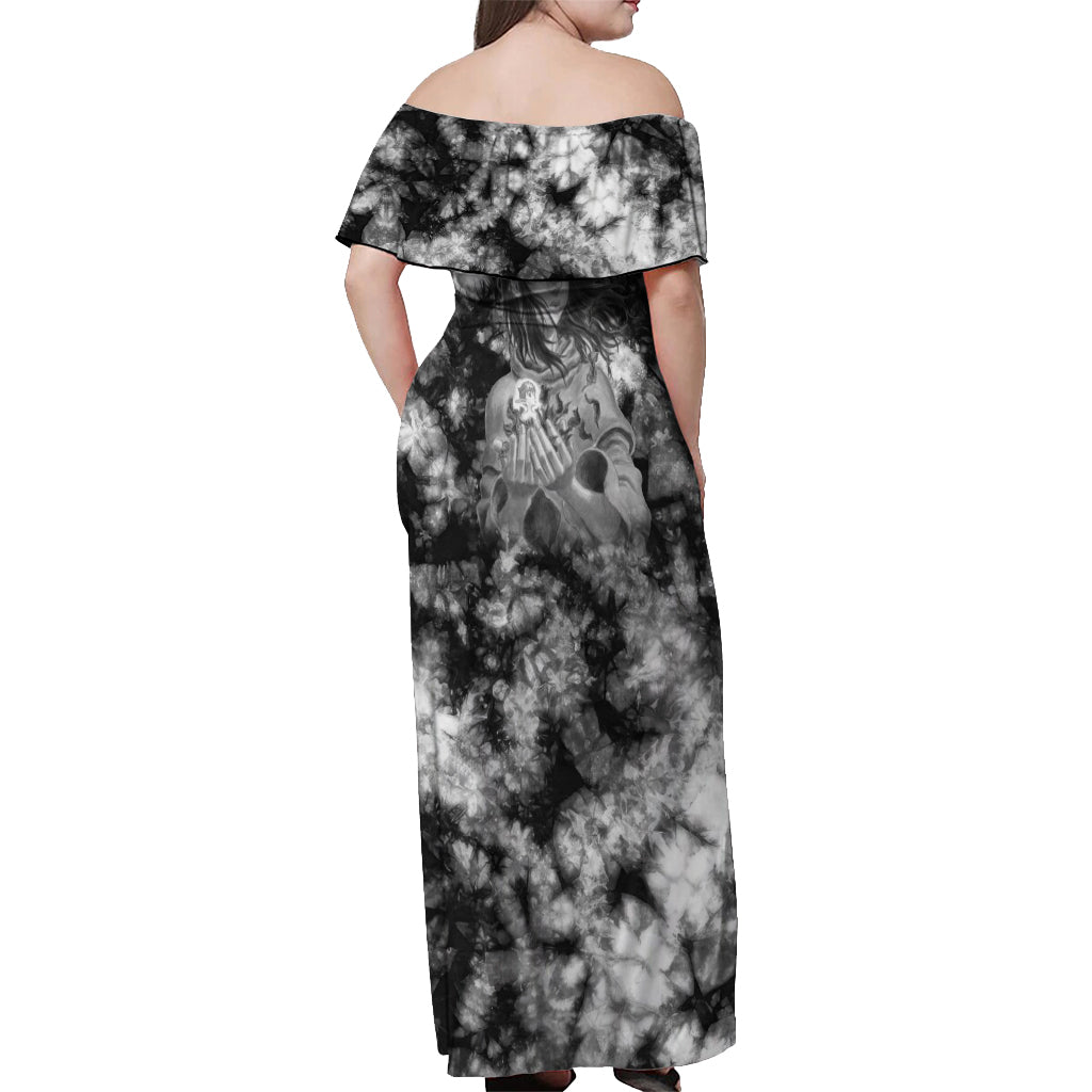 Casca Berserk Off Shoulder Maxi Dress Casca Berserk
