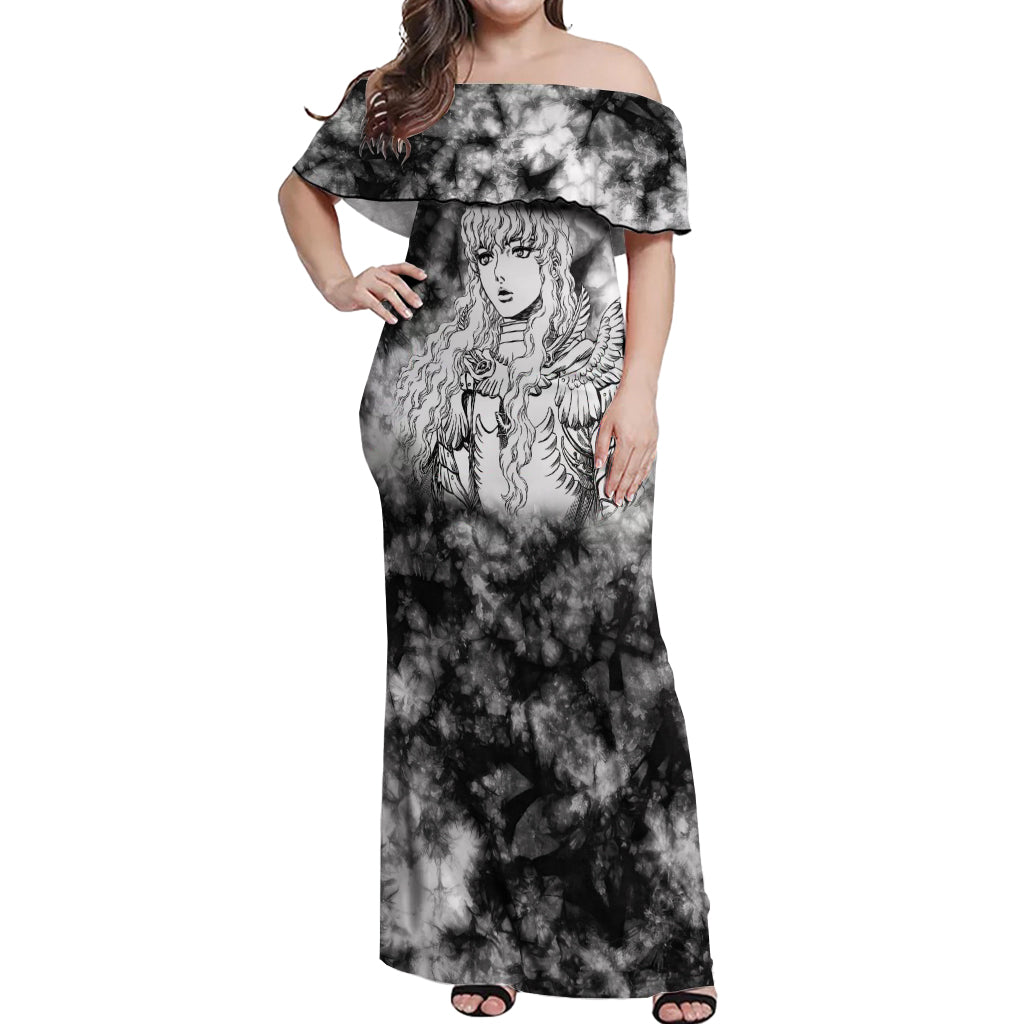 Griffith Berserk Off Shoulder Maxi Dress Grunge Style
