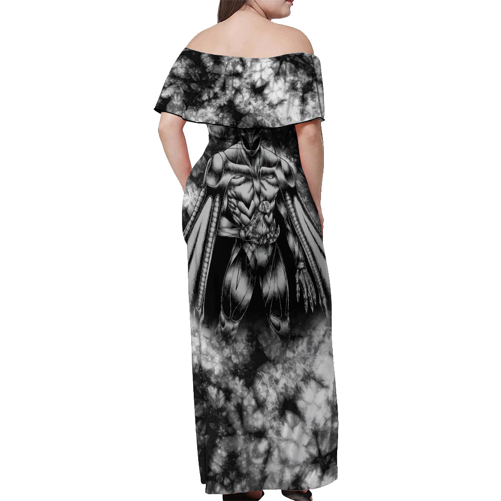 Griffith Berserk Off Shoulder Maxi Dress Grunge Style