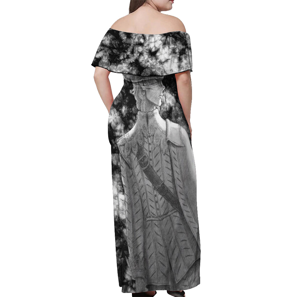 Serpico Berserk Off Shoulder Maxi Dress Grunge Style