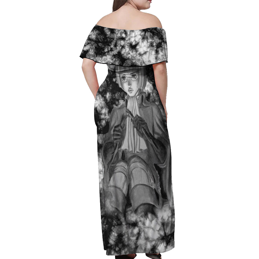 Farnese de Vandimion Berserk Off Shoulder Maxi Dress Grunge Style