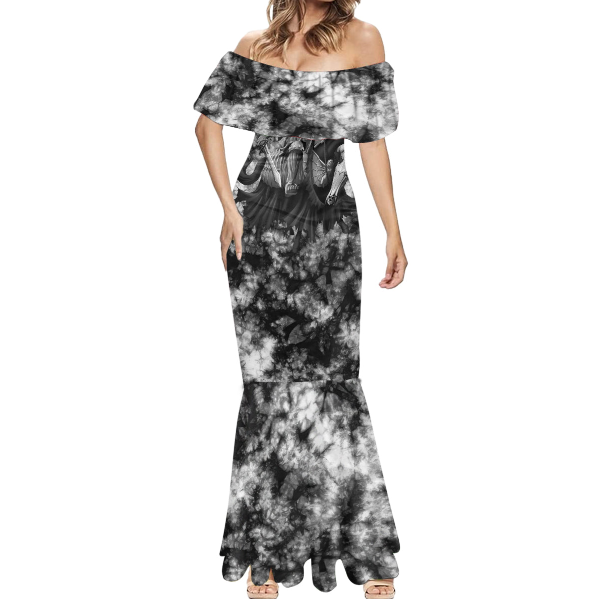 The Skull Knight Berserk Mermaid Dress Anime Grunge Style