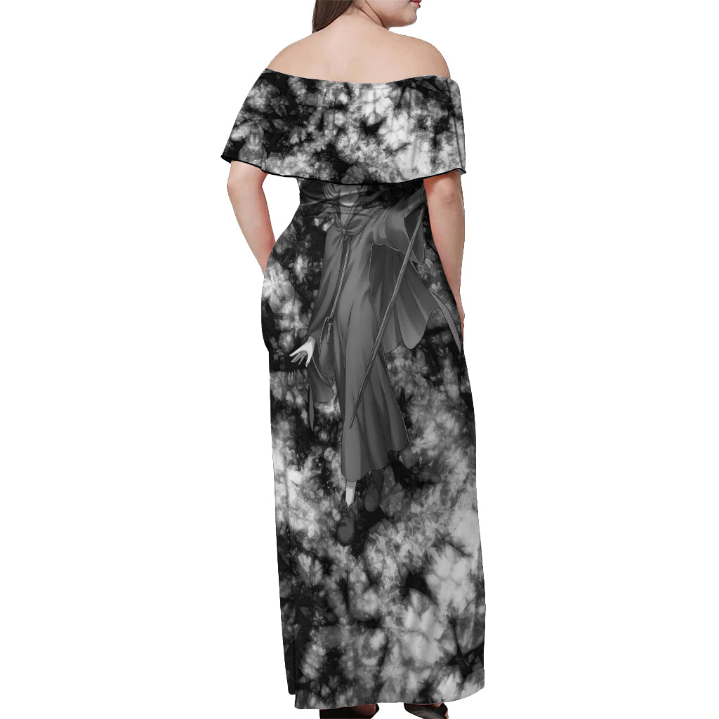 Schierke Berserk Off Shoulder Maxi Dress Anime Grunge Style