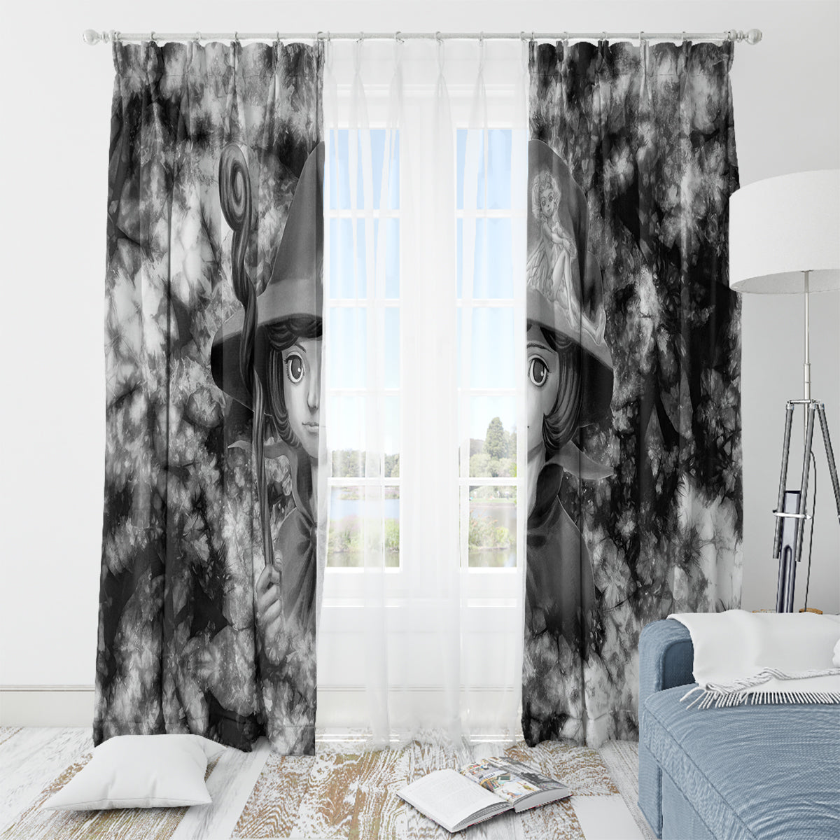 Schierke Berserk Window Curtain Anime Grunge Style