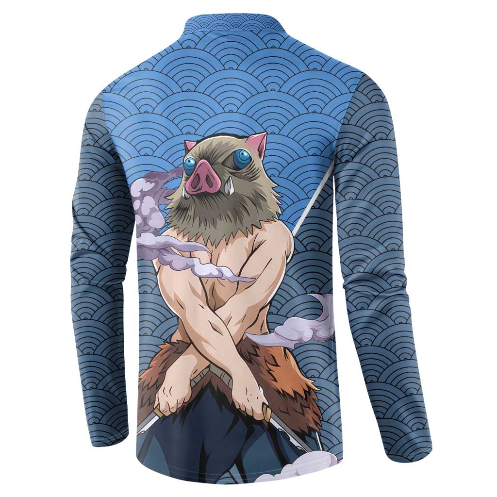 Inosuke - Demon Slayer Button Sweatshirt Anime Japan Art Style