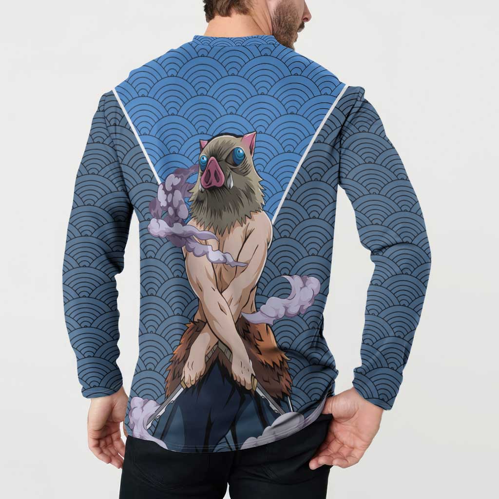 Inosuke - Demon Slayer Button Sweatshirt Anime Japan Art Style