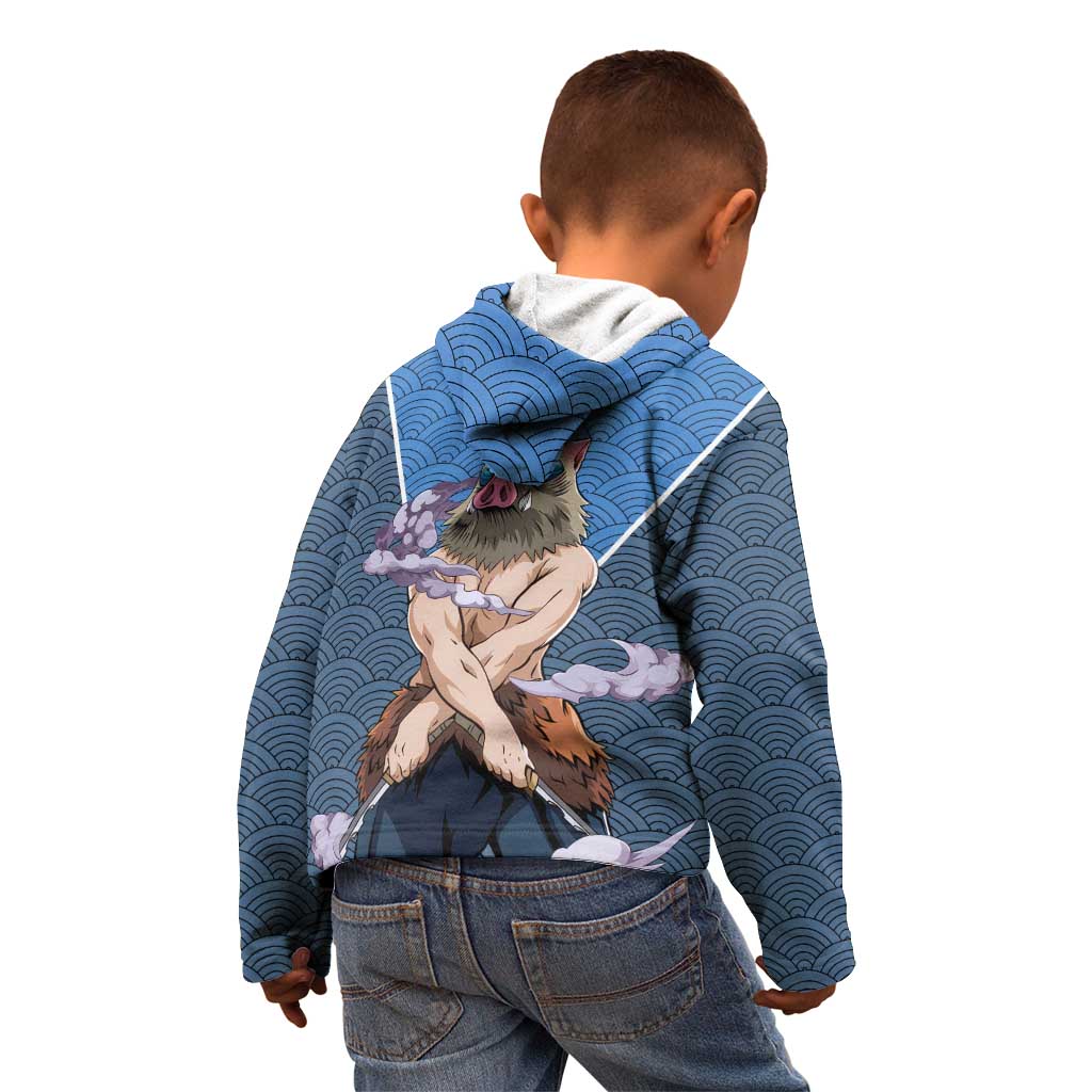 Inosuke - Demon Slayer Kid Hoodie Anime Japan Art Style