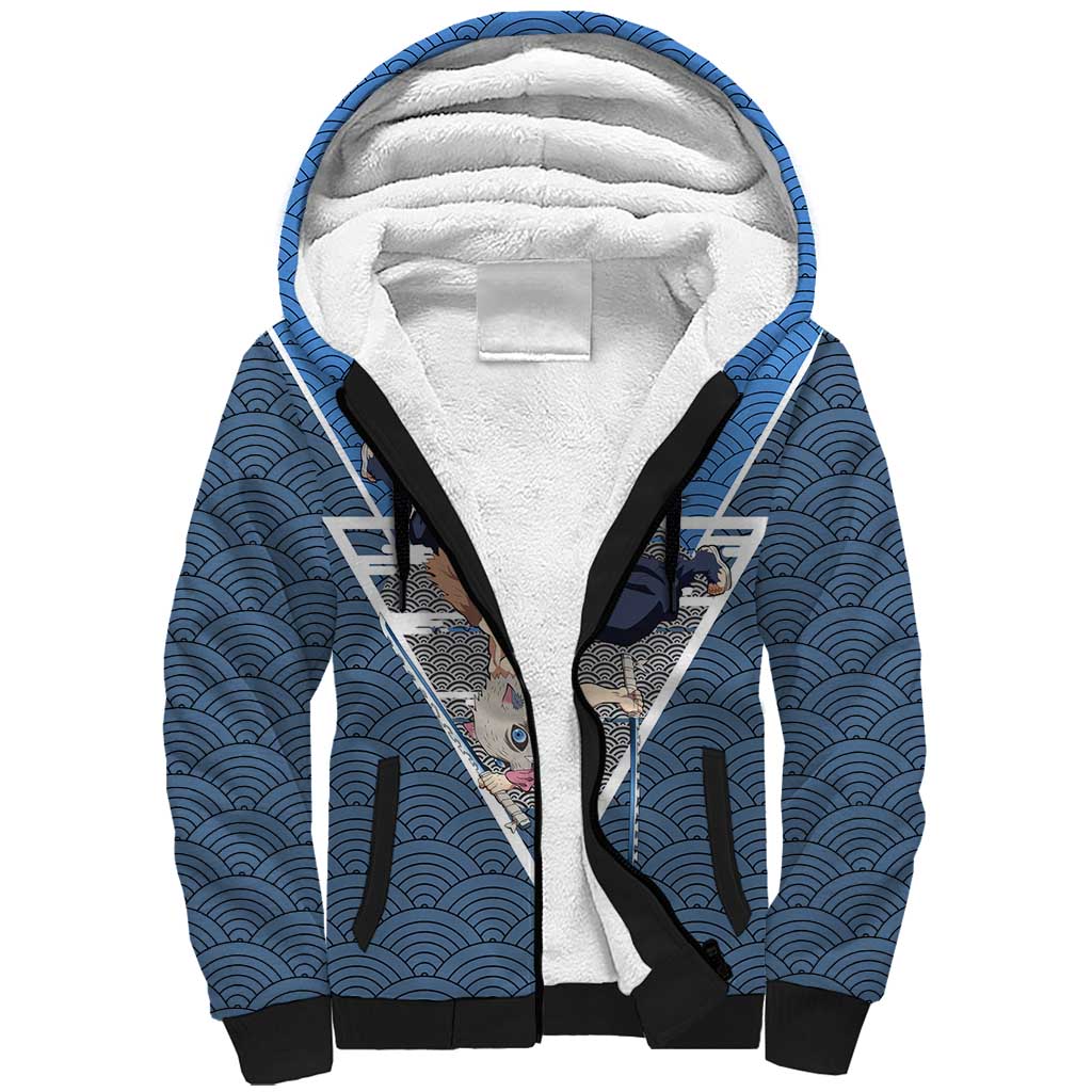 Inosuke - Demon Slayer Sherpa Hoodie Anime Japan Art Style