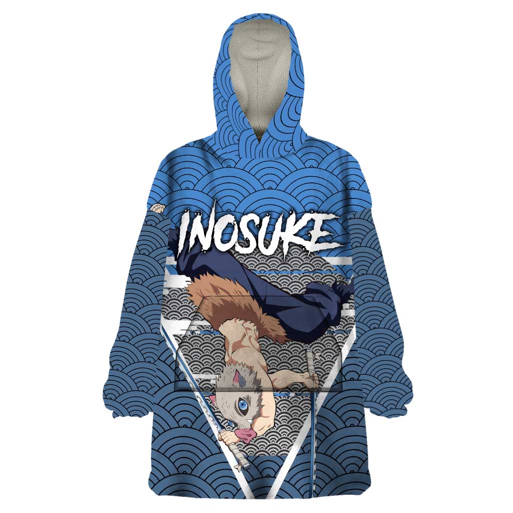 Inosuke - Demon Slayer Wearable Blanket Hoodie Anime Japan Art Style