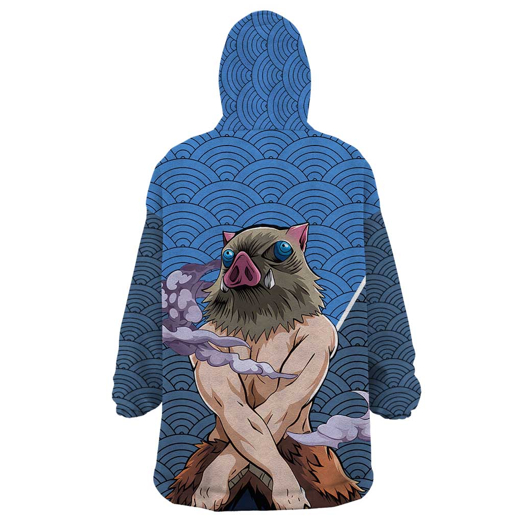 Inosuke - Demon Slayer Wearable Blanket Hoodie Anime Japan Art Style