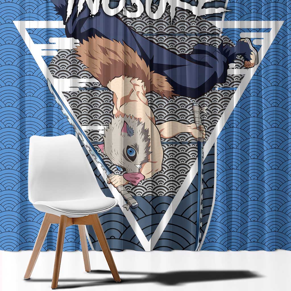 Inosuke - Demon Slayer Window Curtain Anime Japan Art Style
