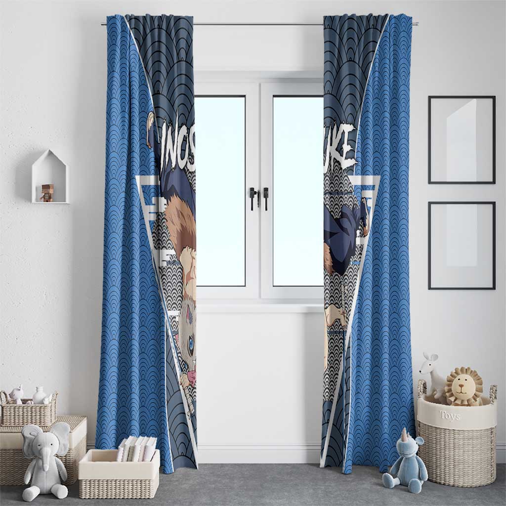 Inosuke - Demon Slayer Window Curtain Anime Japan Art Style