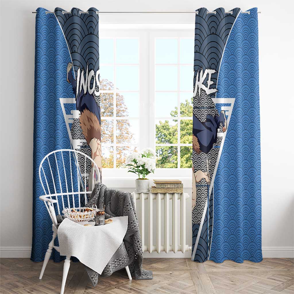 Inosuke - Demon Slayer Window Curtain Anime Japan Art Style