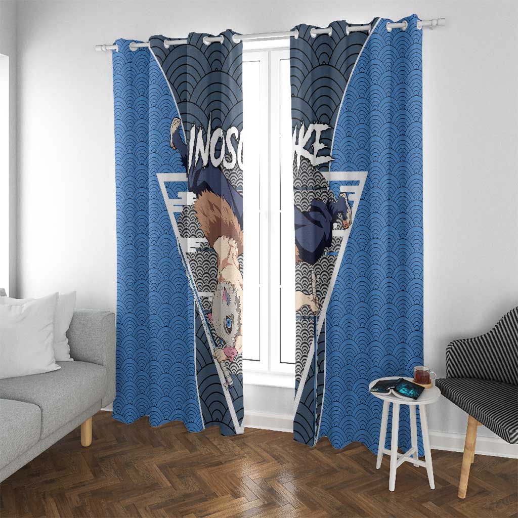 Inosuke - Demon Slayer Window Curtain Anime Japan Art Style