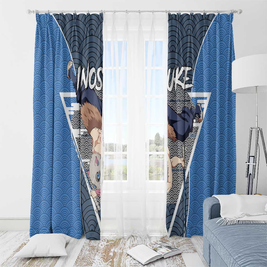 Inosuke - Demon Slayer Window Curtain Anime Japan Art Style