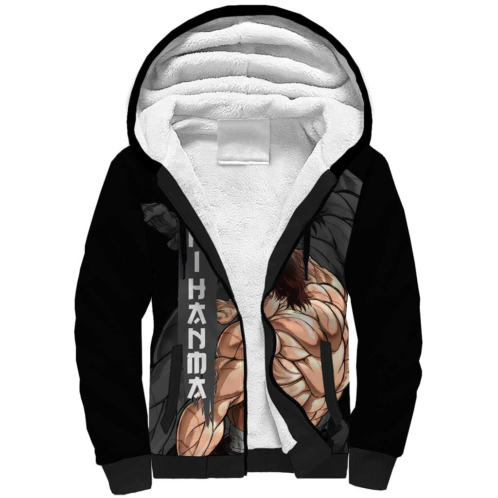 Baki Hanma-Baki Hanma Sherpa Hoodie Anime Style
