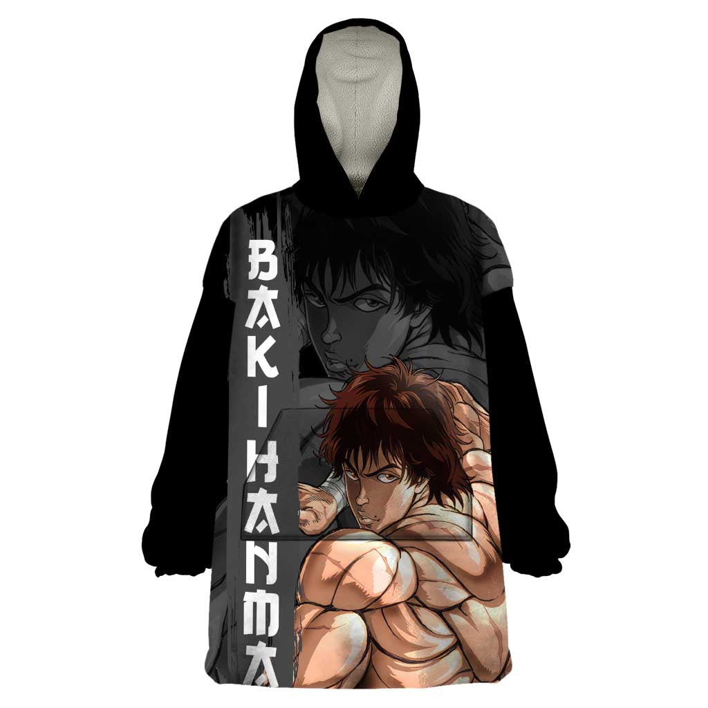 Baki Hanma-Baki Hanma Wearable Blanket Hoodie Anime Style