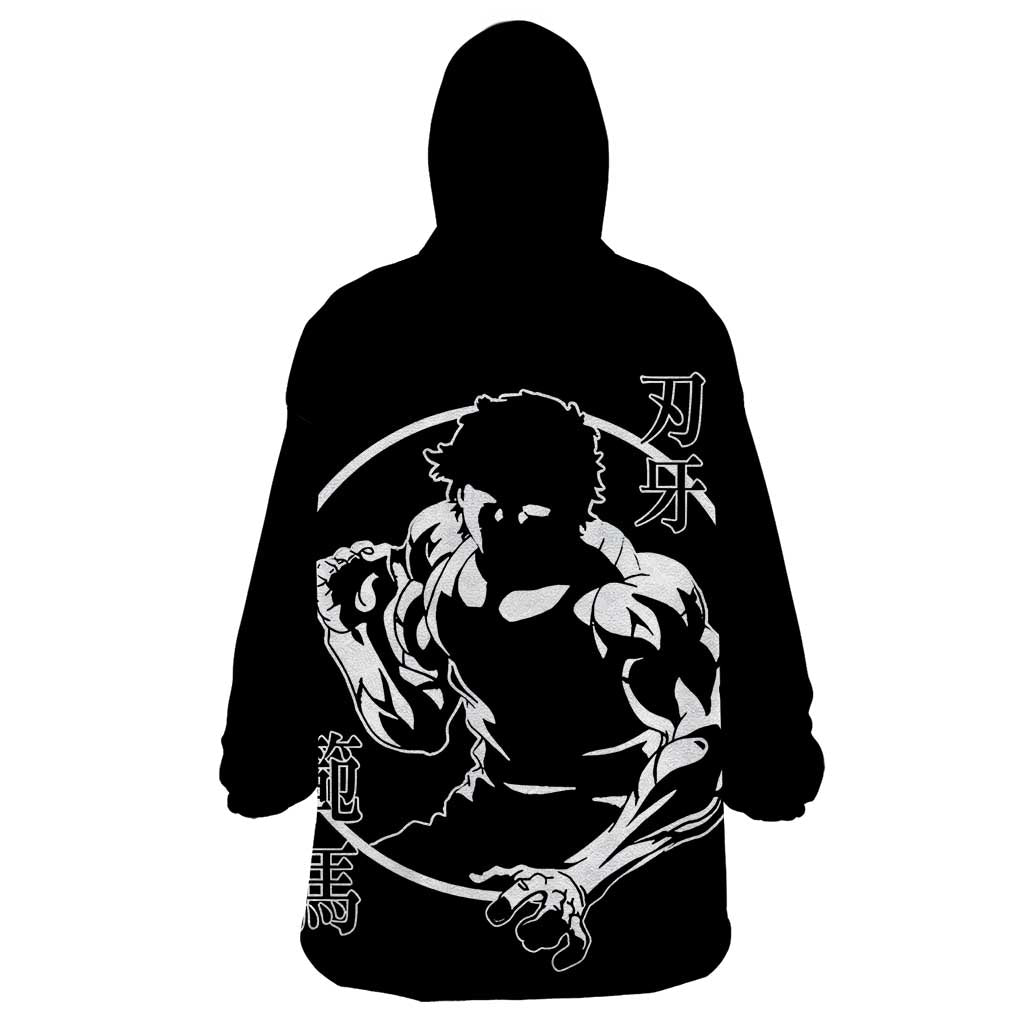 Baki Hanma-Baki Hanma Wearable Blanket Hoodie Anime Style