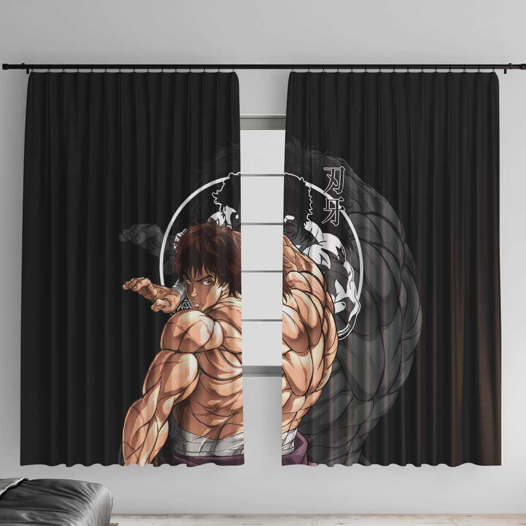 Baki Hanma-Baki Hanma Window Curtain Anime Style
