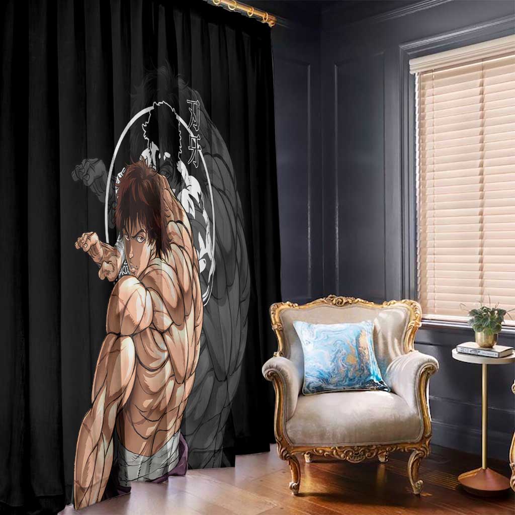 Baki Hanma-Baki Hanma Window Curtain Anime Style