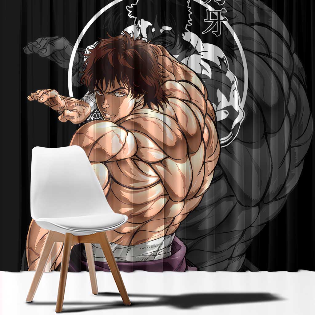 Baki Hanma-Baki Hanma Window Curtain Anime Style