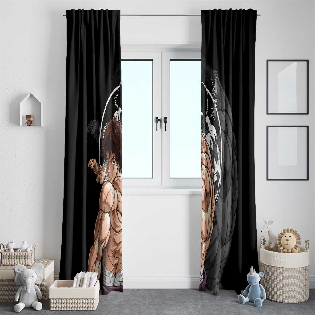 Baki Hanma-Baki Hanma Window Curtain Anime Style
