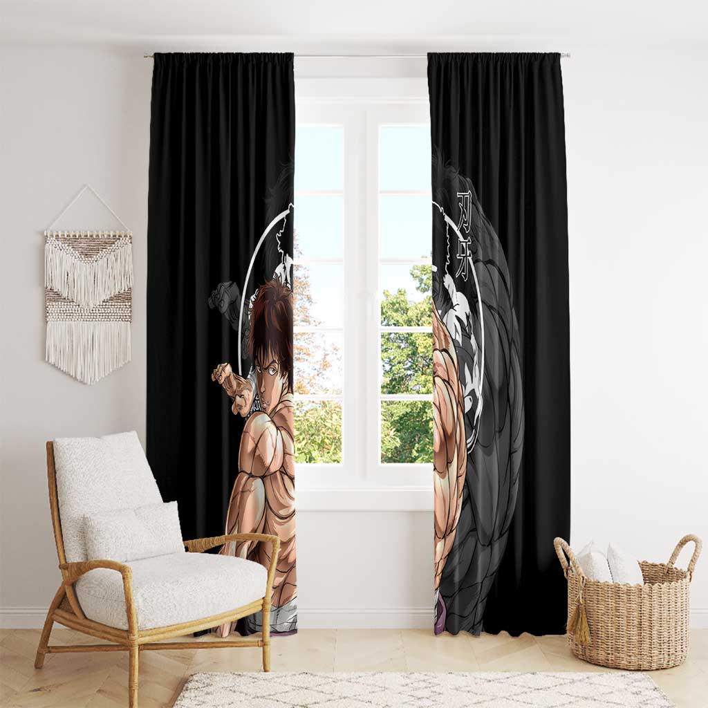 Baki Hanma-Baki Hanma Window Curtain Anime Style