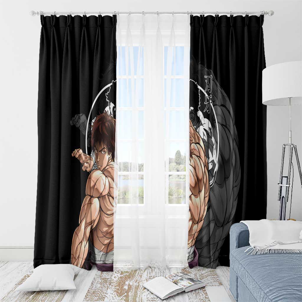 Baki Hanma-Baki Hanma Window Curtain Anime Style