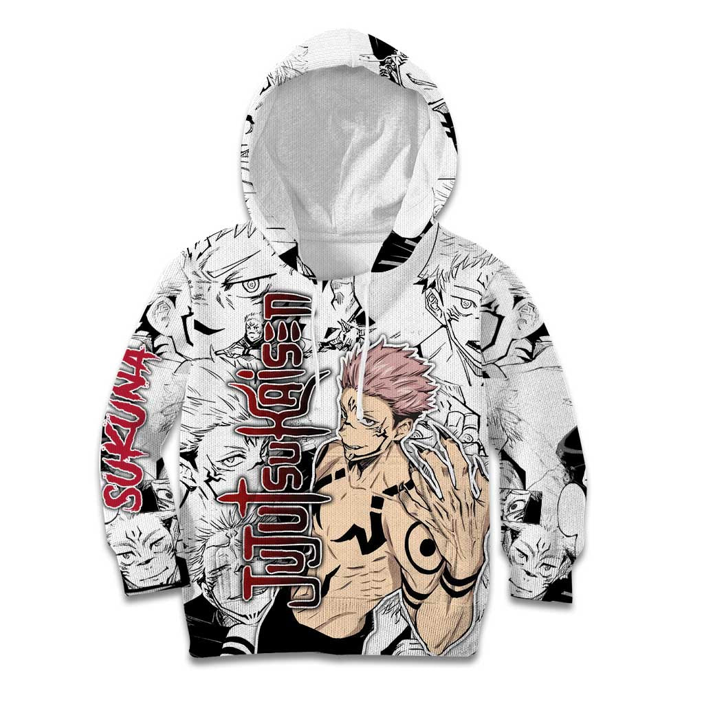 Sukuna - Jujutsu Kaisen Kid Hoodie Pattern Anime Mix Manga Style