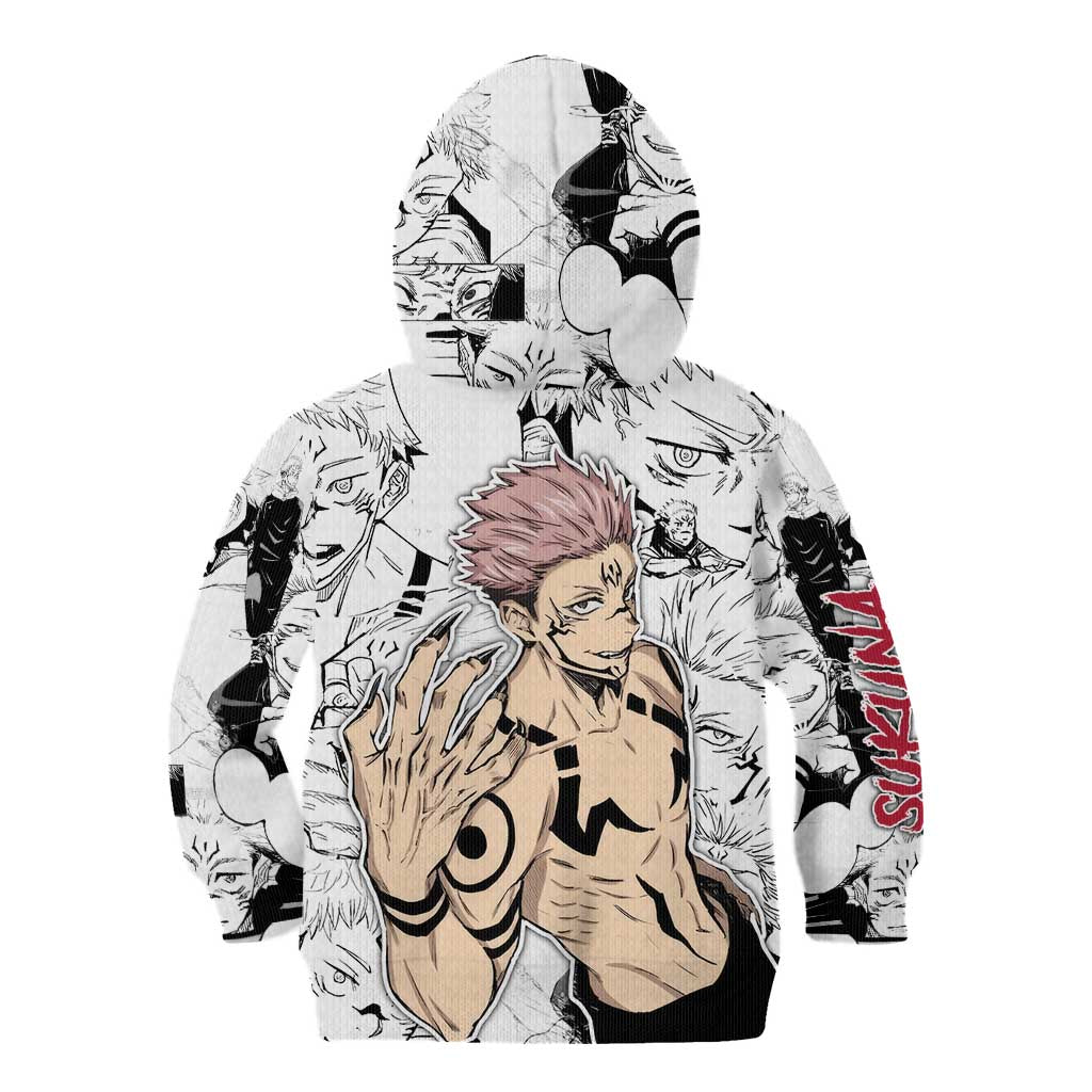 Sukuna - Jujutsu Kaisen Kid Hoodie Pattern Anime Mix Manga Style