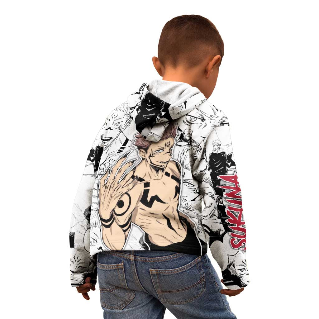 Sukuna - Jujutsu Kaisen Kid Hoodie Pattern Anime Mix Manga Style