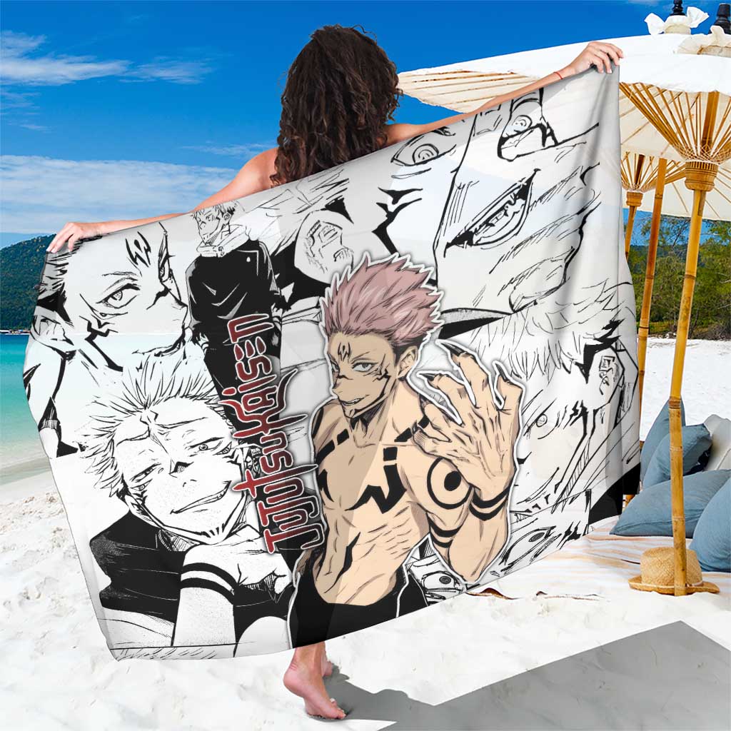 Sukuna - Jujutsu Kaisen Sarong Pattern Anime Mix Manga Style