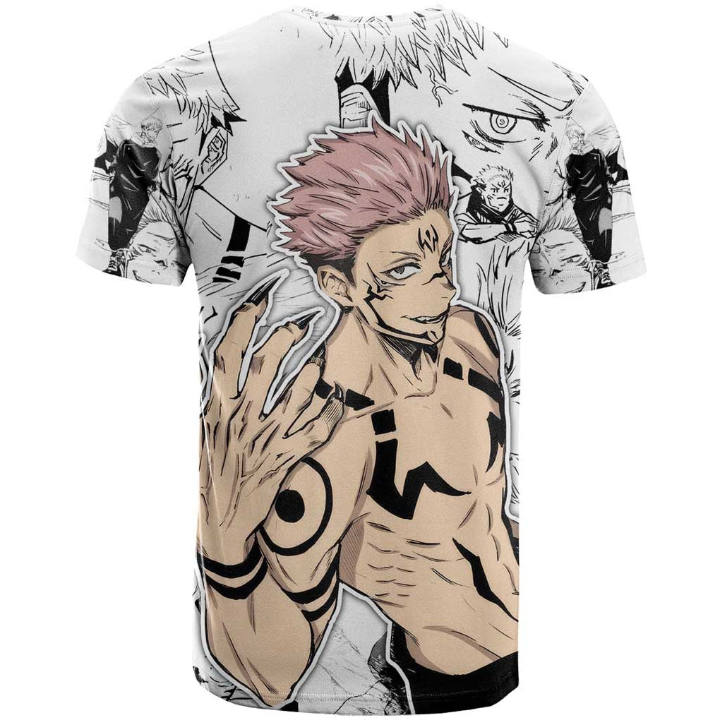Sukuna - Jujutsu Kaisen T Shirt Pattern Anime Mix Manga Style