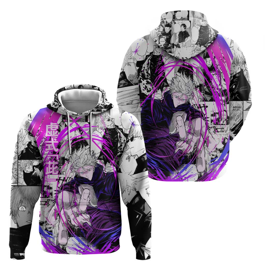 Gojo Satoru - Jujutsu Kaisen Hoodie Pattern Anime Mix Manga Style