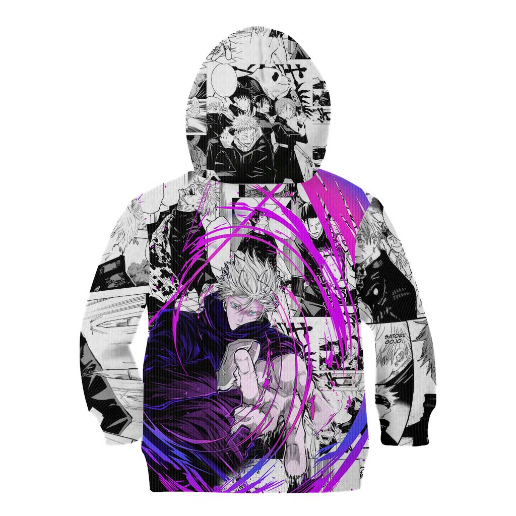 Gojo Satoru - Jujutsu Kaisen Kid Hoodie Pattern Anime Mix Manga Style