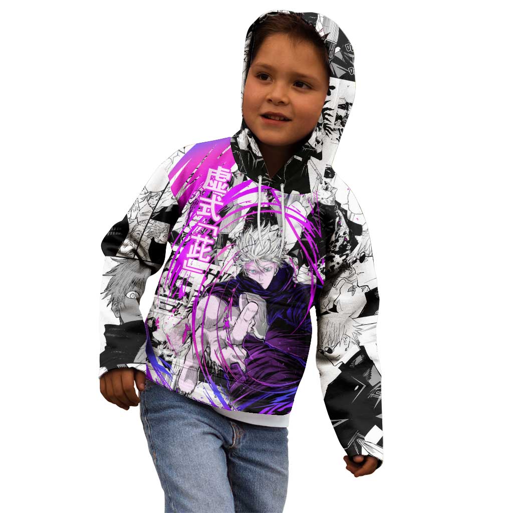 Gojo Satoru - Jujutsu Kaisen Kid Hoodie Pattern Anime Mix Manga Style