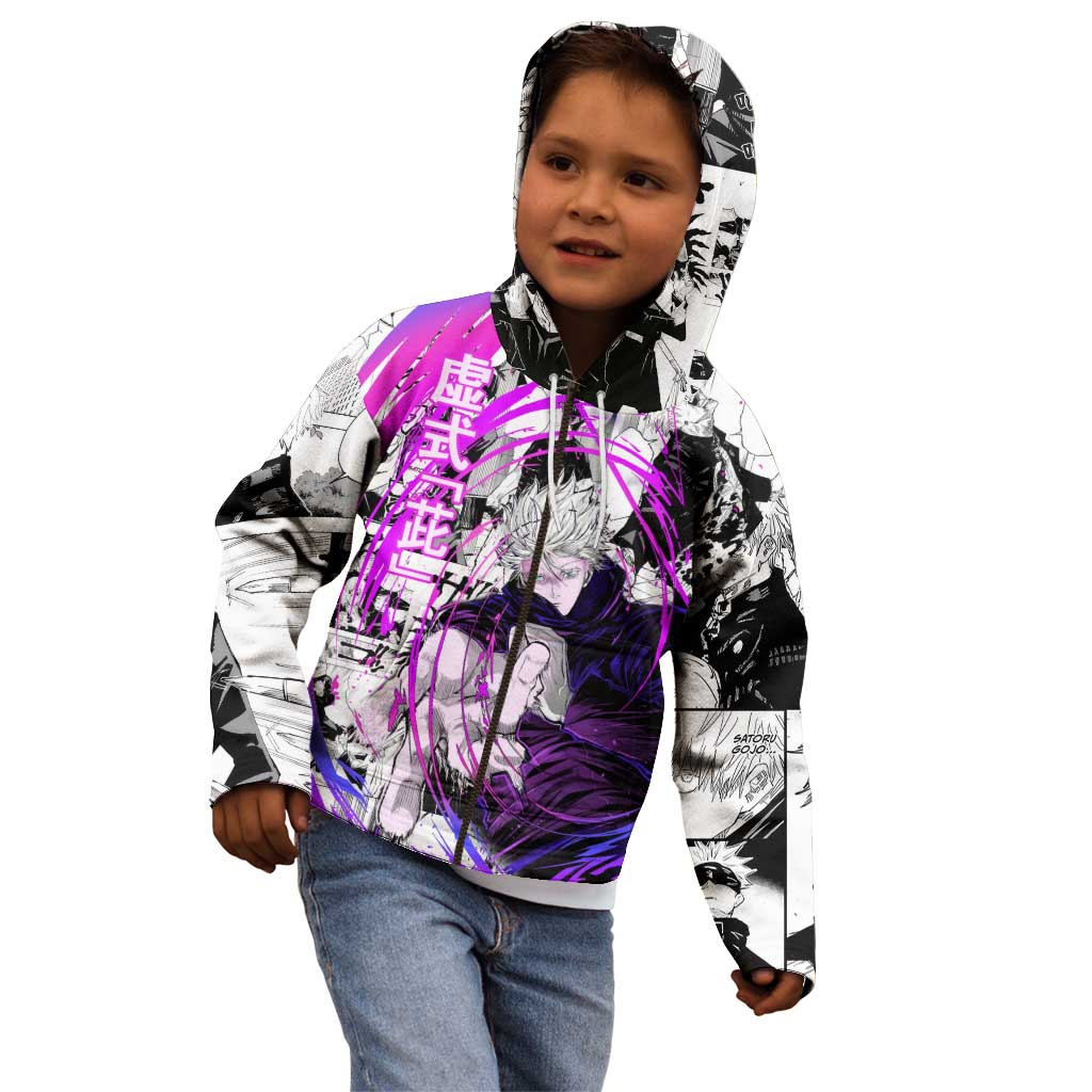 Gojo Satoru - Jujutsu Kaisen Kid Hoodie Pattern Anime Mix Manga Style
