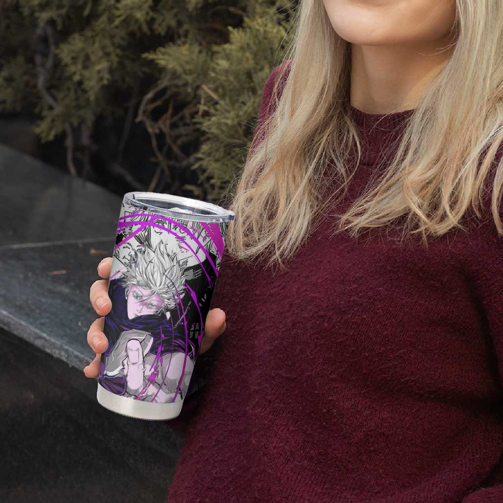 Gojo Satoru - Jujutsu Kaisen Tumbler Cup Pattern Anime Mix Manga Style