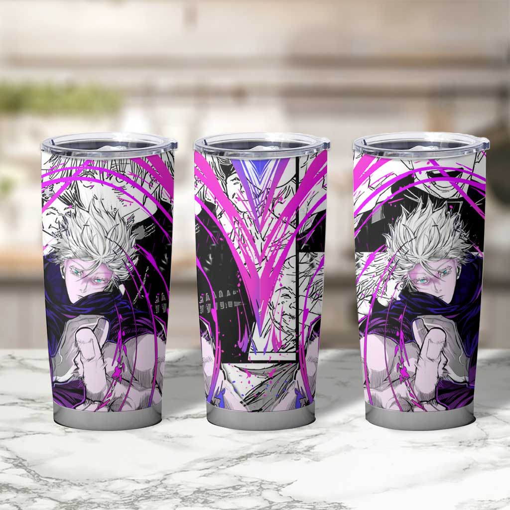 Gojo Satoru - Jujutsu Kaisen Tumbler Cup Pattern Anime Mix Manga Style
