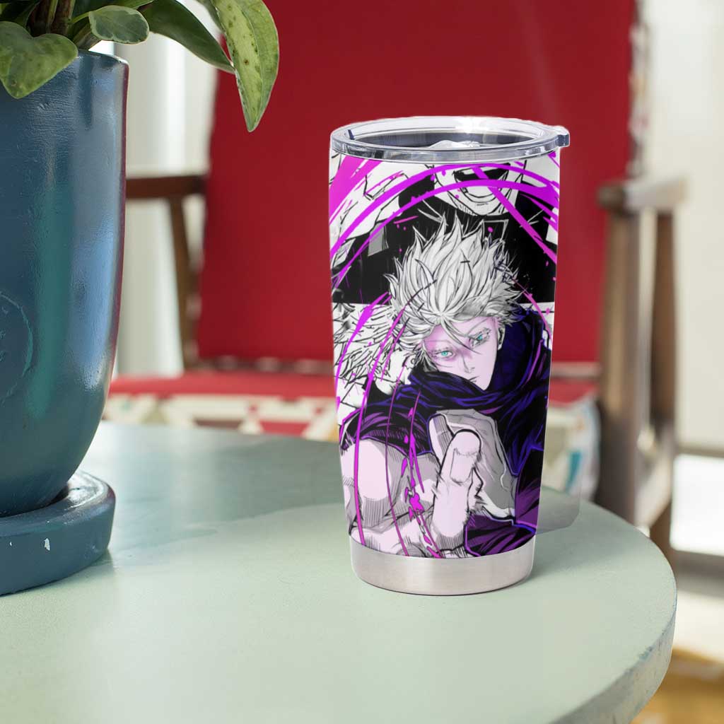 Gojo Satoru - Jujutsu Kaisen Tumbler Cup Pattern Anime Mix Manga Style
