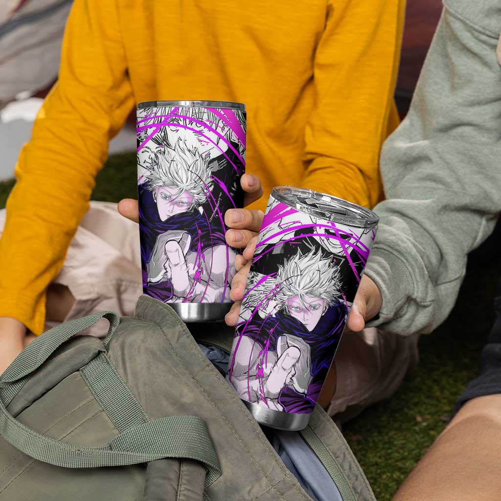 Gojo Satoru - Jujutsu Kaisen Tumbler Cup Pattern Anime Mix Manga Style