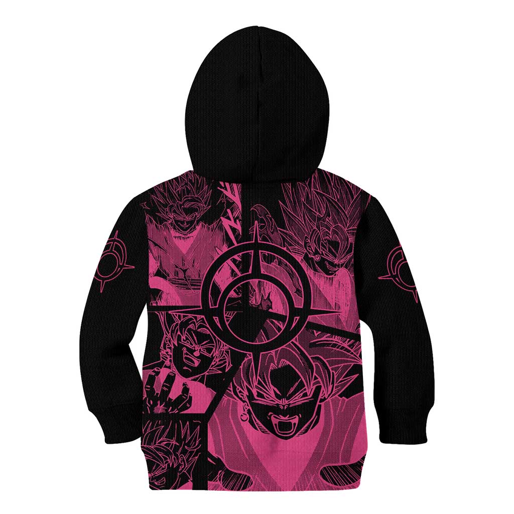 Goku Black Rose - Dragon Ball Kid Hoodie Pattern Anime Mix Manga Style