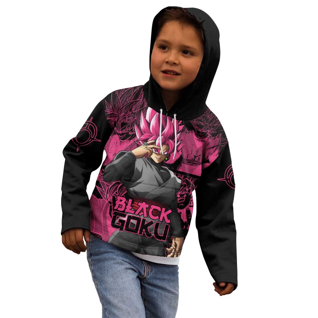 Goku Black Rose - Dragon Ball Kid Hoodie Pattern Anime Mix Manga Style