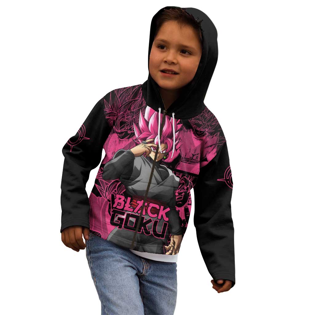 Goku Black Rose - Dragon Ball Kid Hoodie Pattern Anime Mix Manga Style