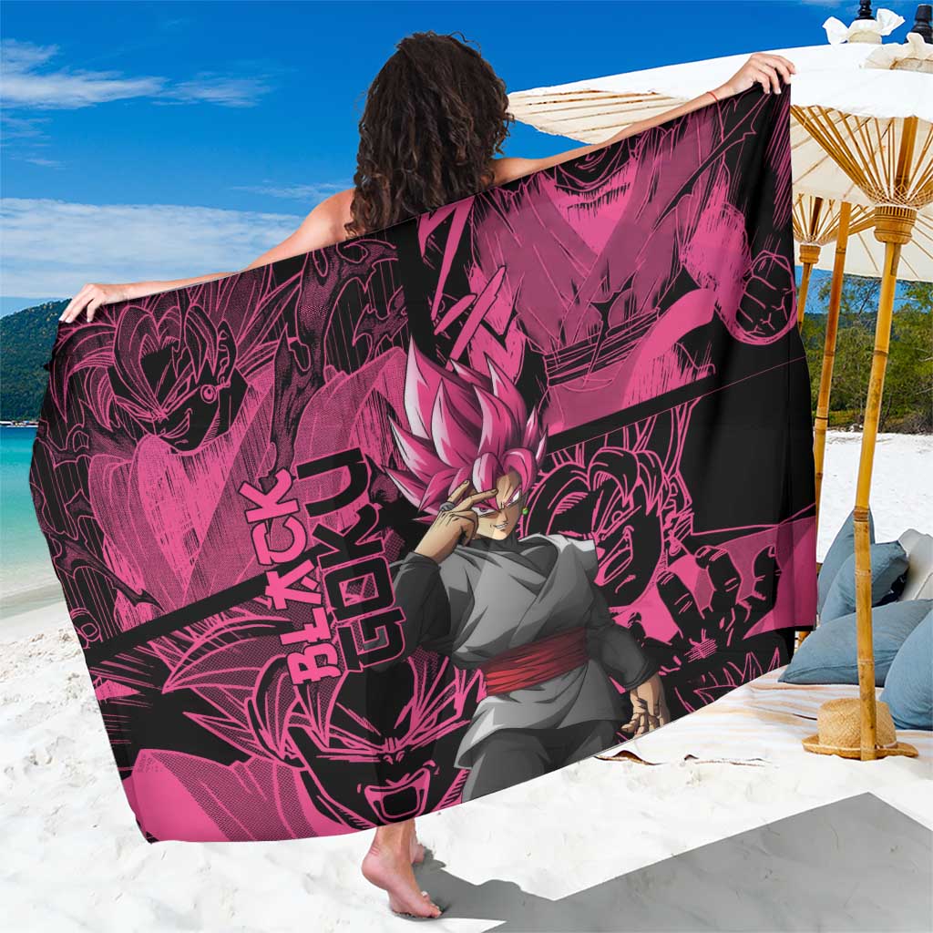 Goku Black Rose - Dragon Ball Sarong Pattern Anime Mix Manga Style