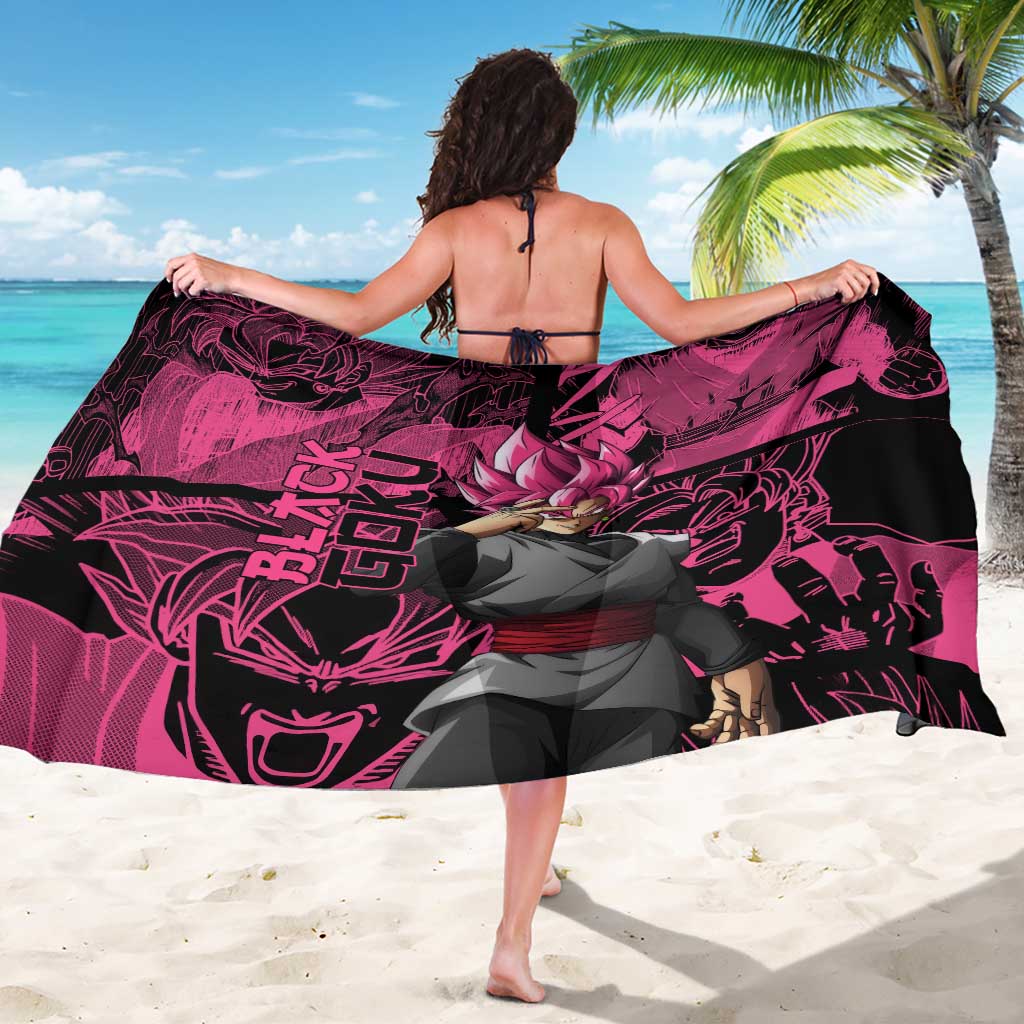 Goku Black Rose - Dragon Ball Sarong Pattern Anime Mix Manga Style
