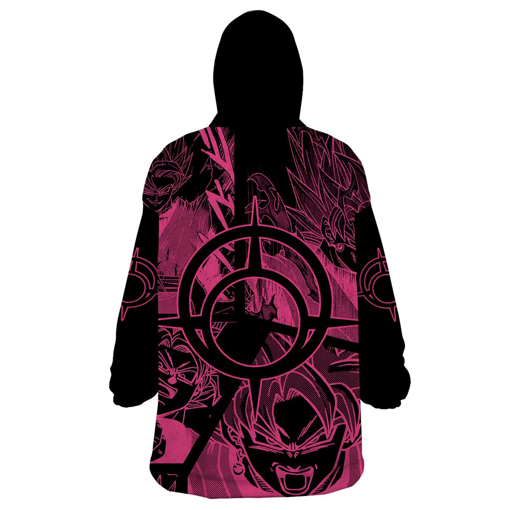 Goku Black Rose - Dragon Ball Wearable Blanket Hoodie Pattern Anime Mix Manga Style