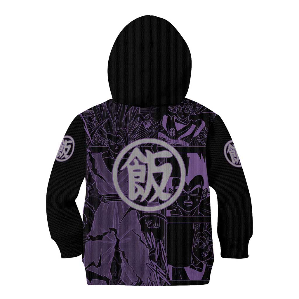 Son Gohan - Dragon Ball Kid Hoodie Pattern Anime Mix Manga Style