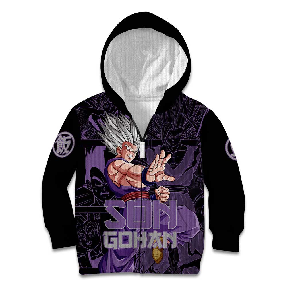 Son Gohan - Dragon Ball Kid Hoodie Pattern Anime Mix Manga Style