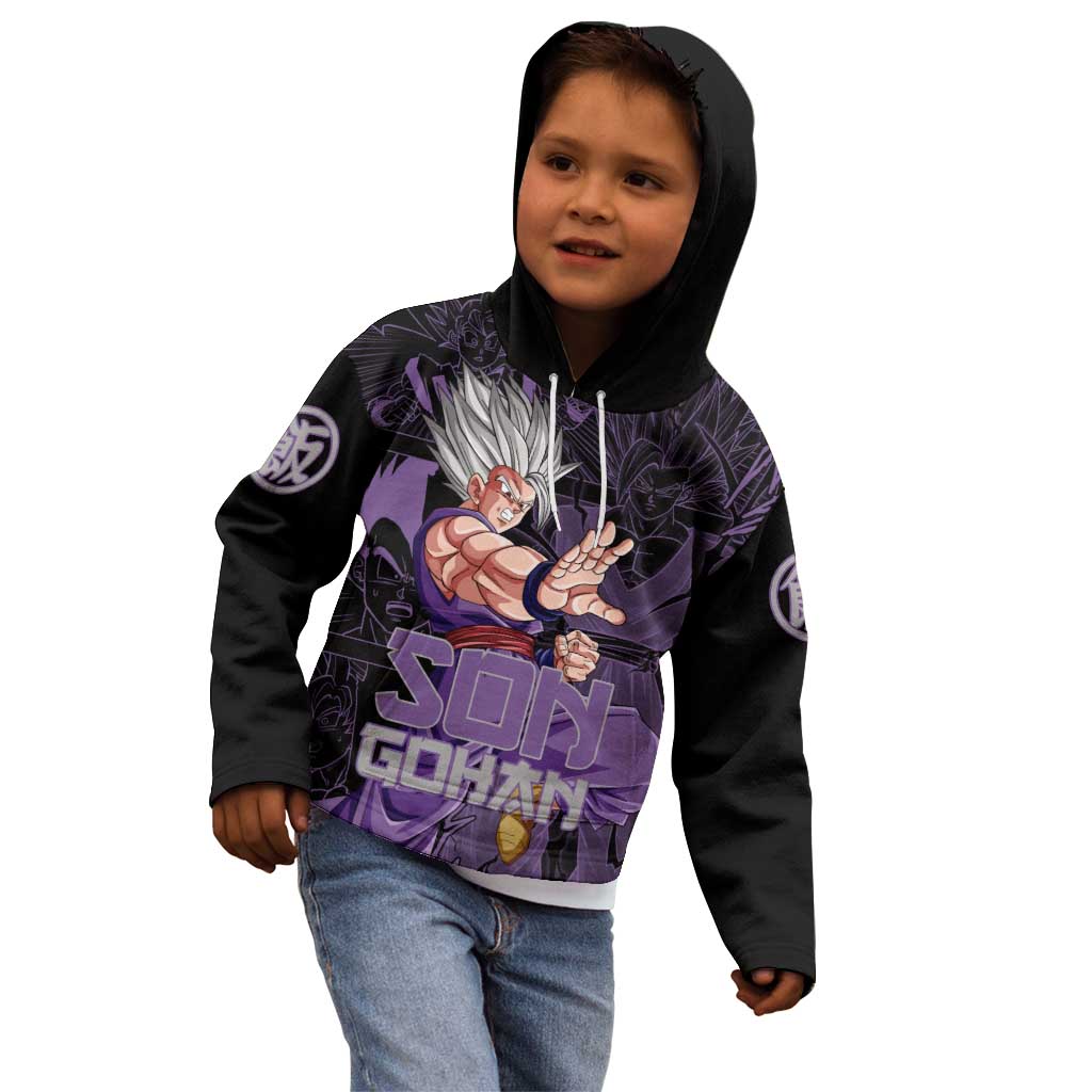 Son Gohan - Dragon Ball Kid Hoodie Pattern Anime Mix Manga Style
